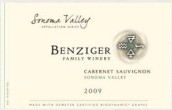 本齊格赤霞珠（索諾瑪山谷）干紅葡萄酒(Benziger Family Winery Cabernet Sauvignon, Sonoma Valley, USA)