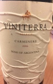 維尼特酒莊精選佳美娜紅葡萄酒(Viniterra Select Carmenere, Lujan de Cuyo, Argentina)