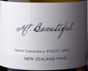 美景山酒庄灰皮诺白葡萄酒(Mt. Beautiful Pinot Gris, North Canterbury, New Zealand)