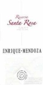 恩里克·門多薩酒莊酒莊圣羅莎珍藏紅葡萄酒(Bodegas Enrique Mendoza Santa Rosa Reserva, Alicante, Spain)