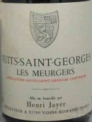 亨利·賈伊酒莊石墻一級園紅葡萄酒(Henri Jayer Nuits-Saint-Georges Les Meurgers, Cote de Nuits, France)