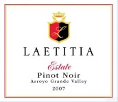 霽霞黑皮諾干紅葡萄酒(Laetitia Estate Pinot Noir, Arroyo Grande Valley, USA)