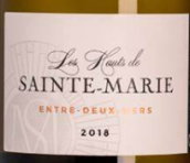 圣瑪麗酒莊上圣瑪麗白葡萄酒(Chateau Sainte-Marie Les Hauts de Sainte-Marie, Entre-Deux-Mers, France)