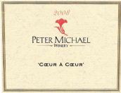 彼特麥克心心相印干白葡萄酒(Peter Michael Winery Coeur a Coeur, Knights Valley, USA)