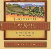 西達(dá)維爾瓶裝歌海娜紅葡萄酒(Cedarville Estate Bottled Grenache, El Dorado, USA)