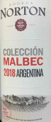 諾頓珍藏馬爾貝克干紅葡萄酒(Bodega Norton Coleccion Malbec, Mendoza, Argentina)