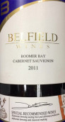 貝爾菲爾德赤霞珠紅葡萄酒(Belfield Cabernet Sauvignon, Boomer Bay, Australia)