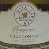 光榮的菲拉霞多麗干白葡萄酒(Gloria Ferrer Chardonnay, Carneros, USA)