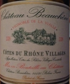 寶尚酒莊維亞勒?qǐng)@紅葡萄酒(Chateau Beauchene Vignoble de la Vialle, Cotes du Rhone Villages, France)