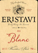 艾利斯塔維干白葡萄酒(Eristavi Winery Blanc, California, USA)