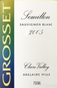 格羅斯賽美蓉-長相思干白葡萄酒(Grosset Semillon - Sauvignon Blanc, Clare Valley, Australia)