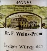 Dr F Weins-Prum Urziger Wurzgarten Riesling Kabinett, Mosel, Germany