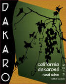 達(dá)卡洛桃紅酒葡萄酒(Dakaro Cellars Dakarose, California, USA)