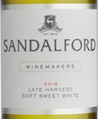 山度富酒莊釀酒師晚收甜白葡萄酒(Sandalford Winemakers Late Harvest Soft Sweet White, Margaret River, Australia)