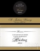 圣朱利安布拉加尼尼珍藏晚收雷司令甜白葡萄酒(St. Julian winery Reserve Late Harvest Riesling, Lake Michigan Shore, USA)