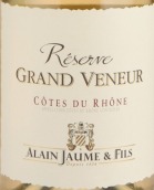 阿蘭豪酒莊羅訥河谷丘珍藏白葡萄酒(Alain Jaume & Fils Reserve Blanc, Cotes du Rhone, France)
