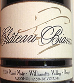 比安卡酒莊黑皮諾干紅葡萄酒(Chateau Bianca Pinot Noir, Willamette Valley, USA)