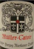 卡托尔哈尔特公爵雷司兰尼迟摘白葡萄酒(Muller-Catoir Haardter Herzog Rieslaner Spatlese, Pfalz, Germany)