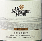 康斯坦丁·弗蘭克極干型起泡酒(Dr. Konstantin Frank Chateau Frank Brut, Finger Lakes, USA)