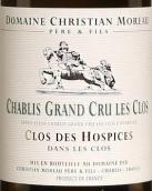 莫罗父子酒庄克洛斯济贫院（夏布利特级园）白葡萄酒(Domaine Christian Moreau Pere & Fils Clos des Hospices Dans Les Clos, Chablis Grand Cru, France)