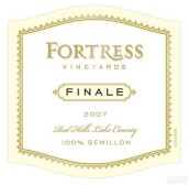 堡壘酒莊菲納利賽美蓉白葡萄酒(Fortress Vineyards Finale Semillon, Red Hills Lake County, USA)