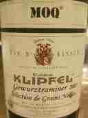 尤金·科力普菲酒莊瓊瑤漿粒選貴腐甜白葡萄酒(Eugene Klipfel Gewurztraminer Selection de Grains Nobles, Alsace, France)