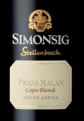 詩夢得酒莊弗蘭斯馬蘭紅葡萄酒(Simonsig Frans Malan, Stellenbosch, South Africa)