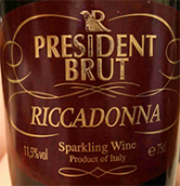 Riccadonna President Brut, Piemonte, Italy