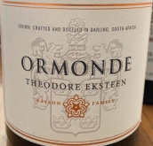 奧蒙德酒莊西奧多?？怂雇〖t葡萄酒(Ormonde Theodore Eksteen, Darling, South Africa)