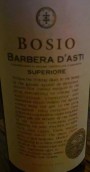 博西奧酒莊阿斯蒂巴貝拉紅葡萄酒(Bosio Barbera d'Asti, Piedmont, Italy)