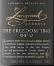 蘭邁酒莊1843自由西拉紅葡萄酒(Langmeil The Freedom 1843 Shiraz, Barossa Valley, Australia)