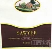 索亞西拉干紅葡萄酒(Sawyer Cellars Syrah, Rutherford, USA)