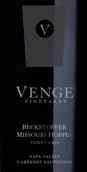 維恩治酒莊貝克斯托福密蘇里霍普赤霞珠紅葡萄酒(Venge Vineyards Beckstoffer Missouri Hopper Cabernet Sauvignon, Napa Valley, USA)