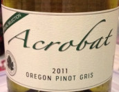 金氏雜技演員灰皮諾干白葡萄酒(King Estate Acrobat Pinot Gris, Oregon, USA)