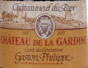 加迪內(nèi)酒莊世代紅葡萄酒(La Gardine Cuvee des Generations, Chateauneuf-du-Pape, France)