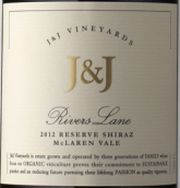 雙J河道珍藏西拉紅葡萄酒(J & J Vineyards Rivers Lane Reserve Shiraz, McLaren Vale, Australia)