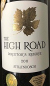 旅途酒莊名導珍藏紅葡萄酒(The High Road Director's Reserve, Stellenbosch, South Africa)