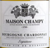 香皮酒莊簽名霞多麗干白葡萄酒(Maison Champy Signature Chardonnay, Burgundy, France)