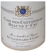 吉玛克酒庄库谢瑞（伯恩一级园）红葡萄酒(Guillemard-Clerc Clos des Coucherias, Beaune Premier Cru, France)