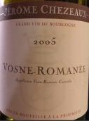 杰羅姆·世索酒莊（沃恩-羅曼尼村）紅葡萄酒(Domaine Jerome Chezeaux Vosne-Romanee, Cote de Nuits, France)