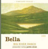 貝雅大河園小西拉干紅葡萄酒(Bella Big River Ranch Petite Sirah, Alexander Valley, USA)