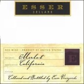 愛莎酒莊梅洛紅葡萄酒(Esser Vineyards Merlot, California, USA)