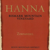 漢納酒莊仙粉黛紅葡萄酒(Hanna Zinfandel, Sonoma County, USA)