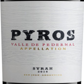 燧火西拉干紅葡萄酒(Pyros Syrah, Valle de Pedernal, Argentina)