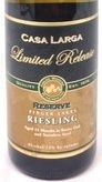 拉爾加珍藏雷司令干白葡萄酒(Casa Larga Reserve Dry  Riesling, Finger Lakes, USA)