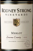 羅德尼斯特朗梅洛紅葡萄酒(Rodney Strong Merlot, Sonoma County, USA)