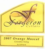 Forgeron Cellars Orange Muscat, Columbia Valley, USA