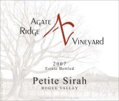 瑪瑙嶺小西拉紅葡萄酒(Agate Ridge Petite Sirah, Rogue Valley, USA)