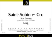 簡諾特-博斯蘇佳美園（圣歐班一級園）干白葡萄酒(Domaine Janots-Bos Sur Gamay, Saint-Aubin Premier Cru, France)