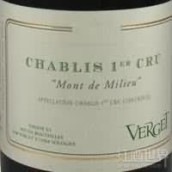 Verget Mont de Milieu, Chablis Premier Cru, France